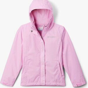 Girls Columbia Arcadia Rain Jacket XL Cosmos Pink Waterproof Fall Hiking School